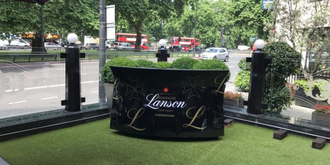 Lanson Champagne Bar in Park Lane Lanson Champagne Bar in Park Lane
