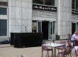 Outdoor draught beer bar